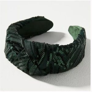 Metallic Knotted Sequin Boho Classy Chic Art Modern Party Hipster Headband